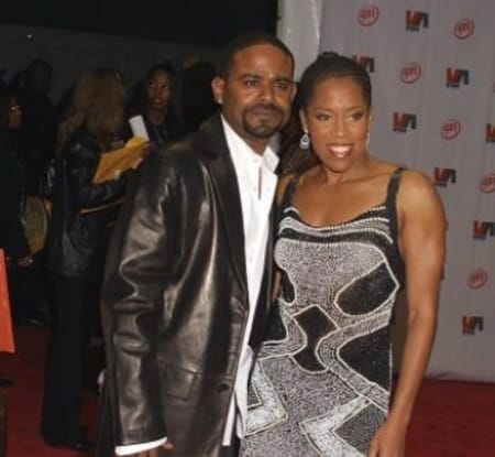 Ian Alexander Sr. with former wife Regina King at an event